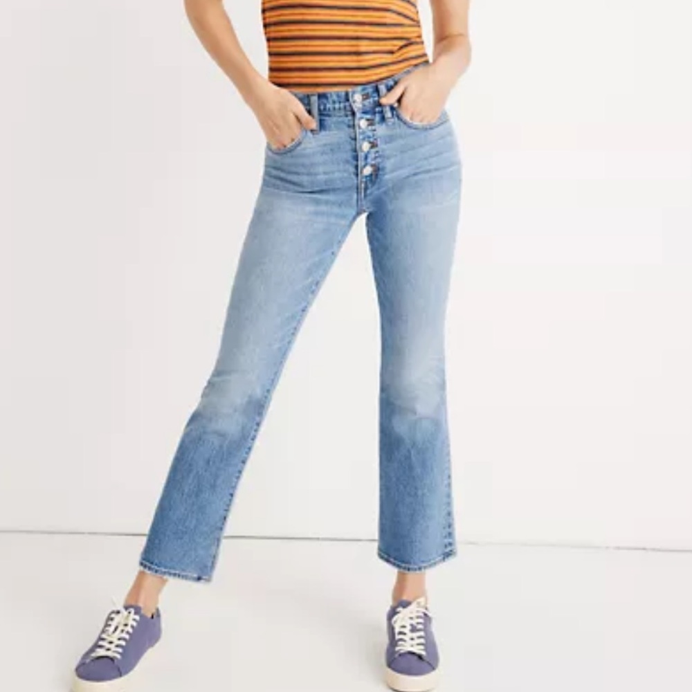 Madewell Cali Denim high rise Boot cut jeans